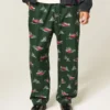 Car Grafik Flanel Pijama Pantolonu Car Grafik Flanel Pijama Pantolonu