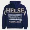 Chelsea Futbol Kulübü Grafik Fermuarlı Kapüşonlu Sweatshirt Chelsea Futbol Kulübü Grafik Fermuarlı Kapüşonlu Sweatshirt