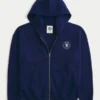 Chelsea Futbol Kulübü Grafik Fermuarlı Kapüşonlu Sweatshirt Chelsea Futbol Kulübü Grafik Fermuarlı Kapüşonlu Sweatshirt