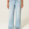 Curvy Düşük Bel Yıpranmış Bol Kot Pantolon Curvy Düşük Bel Yıpranmış Bol Kot Pantolon