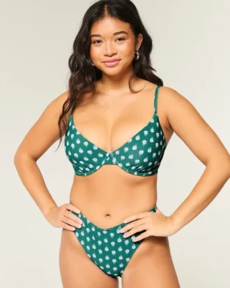 Curvy Plunge Underwire Bikini Üstü