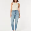 Curvy Ultra Yüksek Bel Orta Yıkama Mom Jeans Curvy Ultra Yüksek Bel Orta Yıkama Mom Jeans
