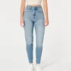 Curvy Ultra Yüksek Bel Orta Yıkama Mom Jeans Curvy Ultra Yüksek Bel Orta Yıkama Mom Jeans