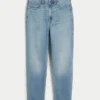 Curvy Ultra Yüksek Bel Orta Yıkama Mom Jeans Curvy Ultra Yüksek Bel Orta Yıkama Mom Jeans