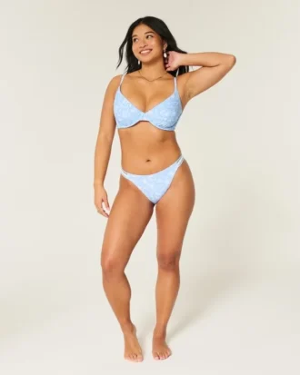 Curvy Underwire Plunge Bikini Üstü