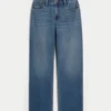 Curvy Yüksek Bel Baba Kot Pantolon Curvy Yüksek Bel Baba Kot Pantolon