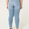 Curvy Yüksek Bel Orta Yıkama Süper Skinny Jeans Curvy Yüksek Bel Orta Yıkama Süper Skinny Jeans