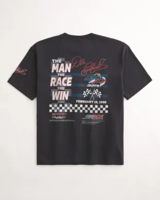 Dale Earnhardt NASCAR Grafikli Tişört ve Flanel Pijama Pantolonu Seti