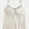 Dantel Süslü Şifon Tank Top Dantel Süslü Şifon Tank Top