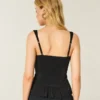 Dantel Süslü Şifon Tank Top Dantel Süslü Şifon Tank Top