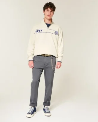 Dar Düz Chino Pantolon