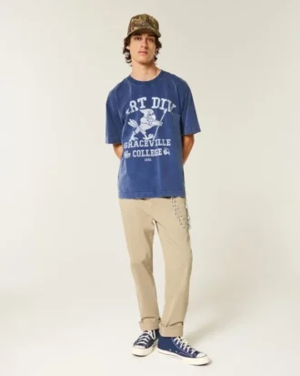 Dar Düz Chino Pantolon