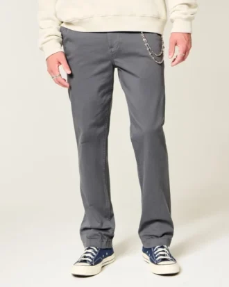 Dar Düz Chino Pantolon