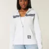 Dar Çizgili Fermuarlı Kapüşonlu Sweatshirt Dar Çizgili Fermuarlı Kapüşonlu Sweatshirt