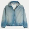 Denim Fermuarlı Skater Ceket Denim Fermuarlı Skater Ceket
