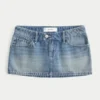 Denim Mikro Mini Etek