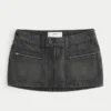 Denim Mikro Mini Etek