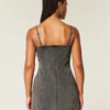 Denim Mini Elbise
