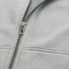 Dikdörtgen Kesim Çivili Fermuarlı Kapüşonlu Sweatshirt