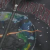 Dikdörtgen kesim Someday Tomorrow Grafikli Süslemeli Fermuarlı Kapüşonlu Sweatshirt Dikdörtgen kesim Someday Tomorrow Grafikli Süslemeli Fermuarlı Kapüşonlu Sweatshirt