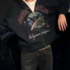 Dikdörtgen kesim Someday Tomorrow Grafikli Süslemeli Fermuarlı Kapüşonlu Sweatshirt Dikdörtgen kesim Someday Tomorrow Grafikli Süslemeli Fermuarlı Kapüşonlu Sweatshirt