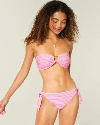 Dikişli Yan Bağcıklı Bikini Altı