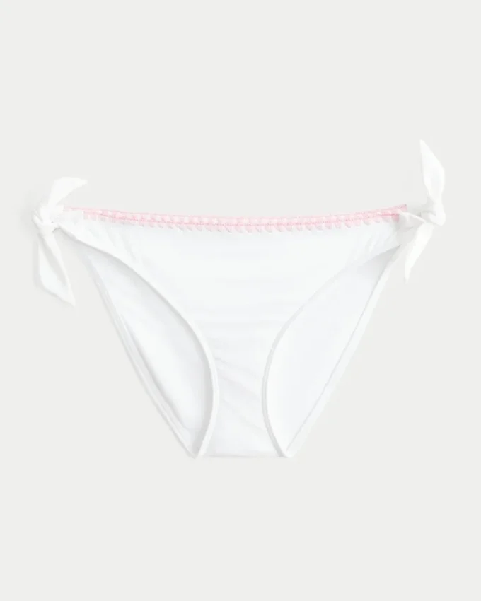 Dikişli Yan Bağcıklı Bikini Altı