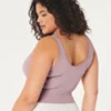 Dikişsiz Ribana Kumaş V Yaka Tank Top
