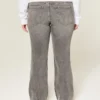 Düşük Bel Gri Bootcut Kot Pantolon Düşük Bel Gri Bootcut Kot Pantolon