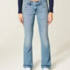 Düşük Bel Orta Yıkama Bootcut Kot Pantolon Düşük Bel Orta Yıkama Bootcut Kot Pantolon