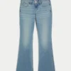 Düşük Bel Orta Yıkama Bootcut Kot Pantolon Düşük Bel Orta Yıkama Bootcut Kot Pantolon