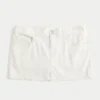 Düşük Bel Shine Butterfly Twill Mini Etek
