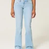 Düşük Bel Yıldız Nakışlı Bootcut Kot Pantolon Düşük Bel Yıldız Nakışlı Bootcut Kot Pantolon