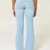 Düşük Bel Yıldız Nakışlı Bootcut Kot Pantolon Düşük Bel Yıldız Nakışlı Bootcut Kot Pantolon