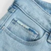 Düşük Bel Yırtık Açık Renkli Nakışlı Bootcut Kot Pantolon Düşük Bel Yırtık Açık Renkli Nakışlı Bootcut Kot Pantolon