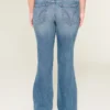 Düşük Bel Yırtık Orta Yıkama Bootcut Kot Pantolon Düşük Bel Yırtık Orta Yıkama Bootcut Kot Pantolon