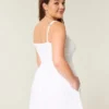 Düğmeli Mini Elbise