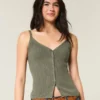 Düğmeli Sweater Tank Düğmeli Sweater Tank