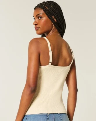 Düğmeli Sweater Tank