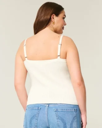 Düğmeli Sweater Tank