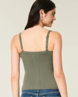 Düğmeli Sweater Tank
