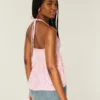 Dokuma Halter Babydoll Üst Dokuma Halter Babydoll Üst