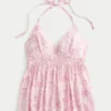 Dokuma Halter Babydoll Üst Dokuma Halter Babydoll Üst