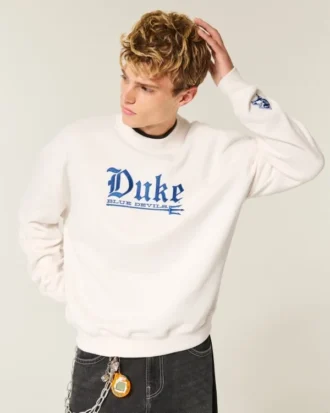 Duke Üniversitesi Blue Devils Grafikli Sweatshirt