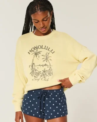 Easy Honolulu Grafikli Kazak