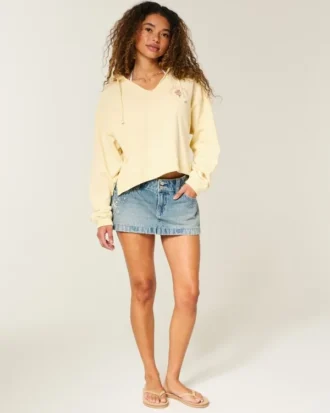Easy Solana Springs Grafik Kapüşonlu Sweatshirt