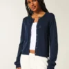 Eyelet Crew Hırka