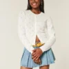 Eyelet Crew Hırka
