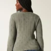 Eyelet Crew Hırka