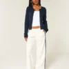Eyelet Crew Hırka